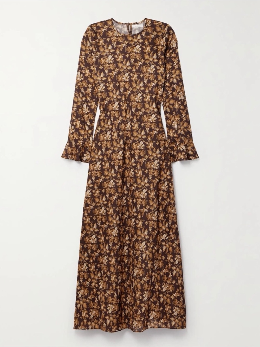 DOEN NWT AMANDE DRESS- Autumn themed pattern